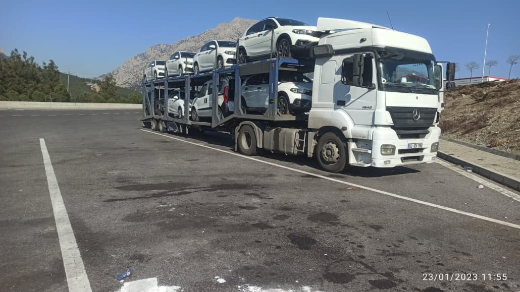 Araç taşıma filosu görseli