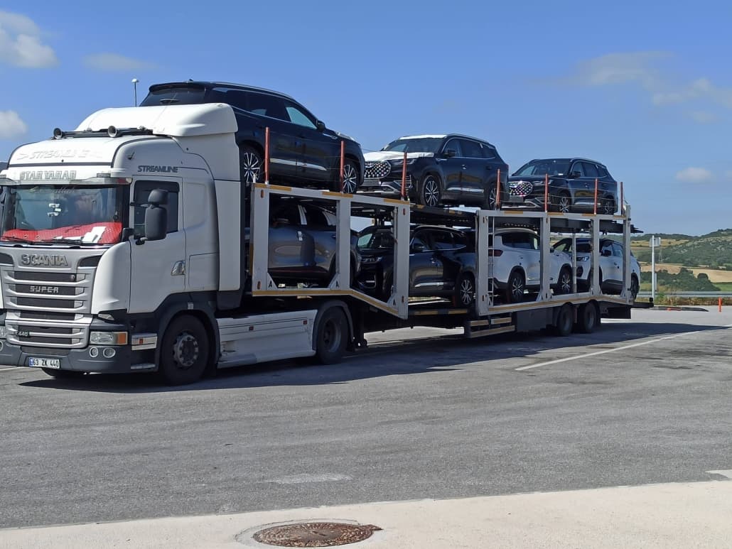 Araç taşıma filosu görseli