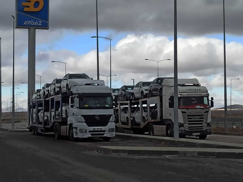 Araç taşıma filosu görseli